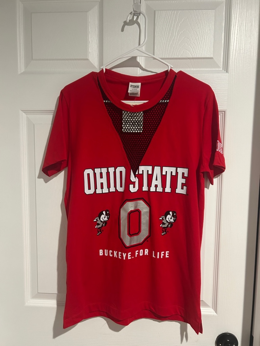 PINK Victoria's Secret Red Graphic Tee - Oveesized